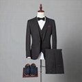定製高品質男式海納維爾西服套裝 職業裝