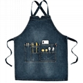 Wholesale customized high quality denim apron design denim apron 