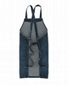 Wholesale customized high quality denim apron design denim apron 