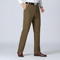 Wholesale Customerized Men's Pants 100% Cotton Casual Plus Size Men's Trousers  2