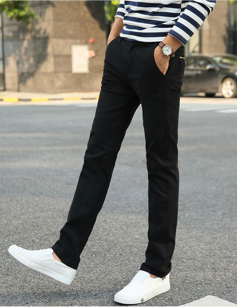 Men's Spandex Cotton Summer Casual Pants