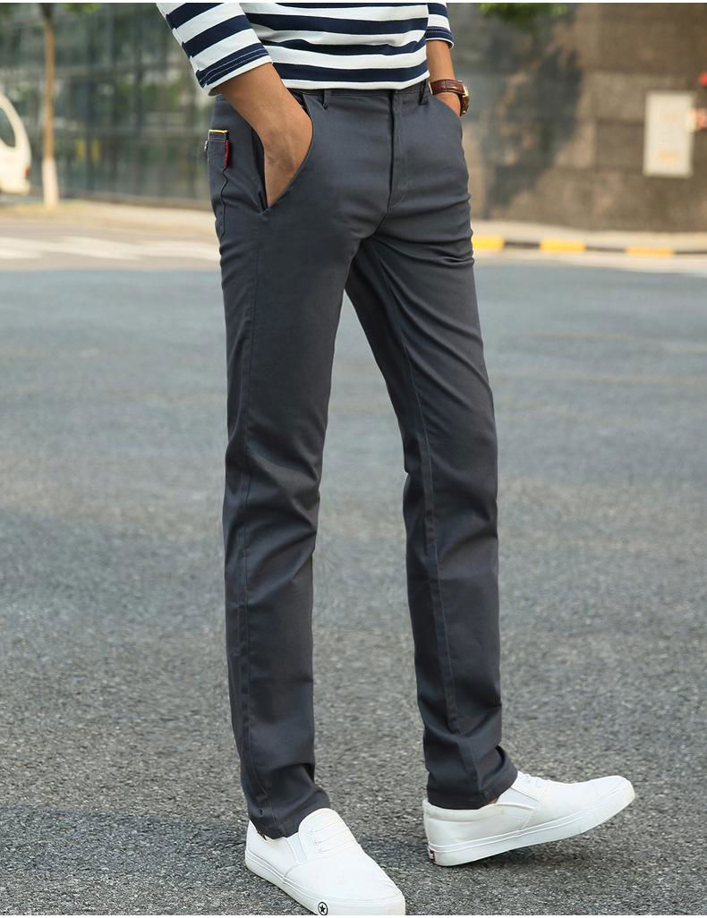 Men's Spandex Cotton Summer Casual Pants 4