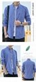 High quality wholesale price mens long sleeve plaid casual dress shirt cotton 2