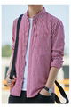 High quality wholesale price mens long sleeve plaid casual dress shirt cotton