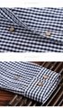 High quality wholesale price mens long sleeve plaid casual dress shirt cotton 13