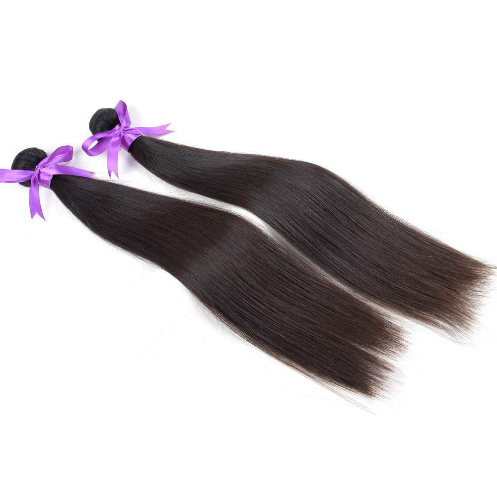 Lin Hair Brazilian Virgin Human Hair Straight Hair Extension 12 inch