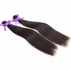 Lin Hair Brazilian Virgin Human Hair Straight Hair Extension 12 inch