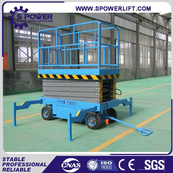 Jinan Spower Machinery hot sale lifting platform hydraulic indoor scissor lift p 4