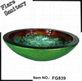 CE Tempered Glass Wash Basin Price