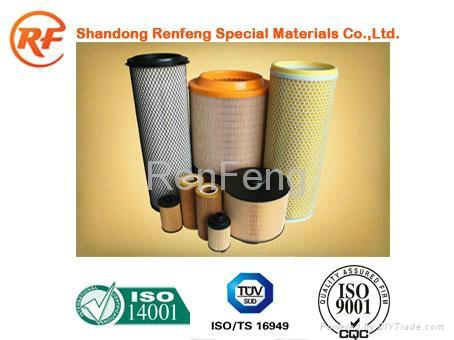 Air filter paper for heavy duty air filtration 