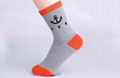 Wholesale fashionable cosy sports cotton socks for school students 1