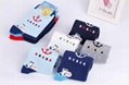 Wholesale fashionable cosy sports cotton socks for school students 4