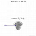 LED light bulb E27 base A60 10w 850lm CE