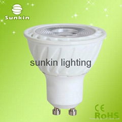 FREE SAMPLE 5W Dimmable COB LED Spot light, LED Spotlight GU10 MR16