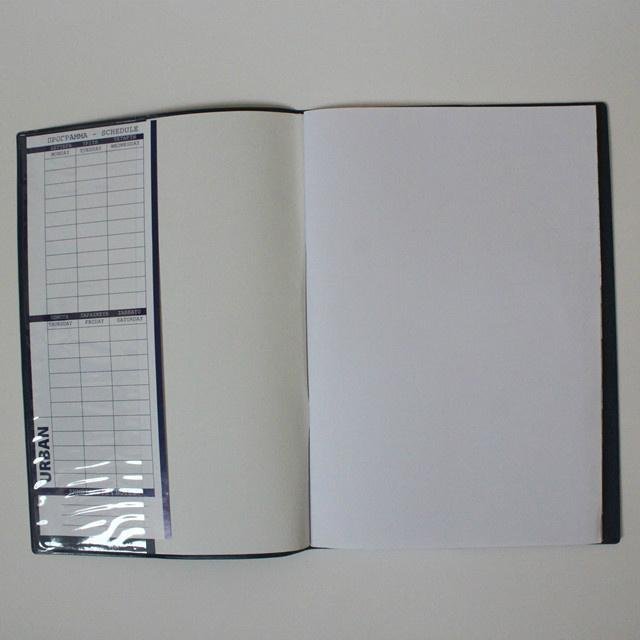 8mm ruled line letter-tab notebook with book jacket 3