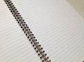 Student notebook single line with margin