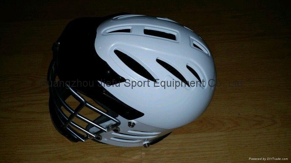 White Stryker Lacrosse Helmet  3