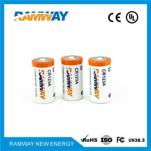 CR123A锂锰电池1500mAh 2