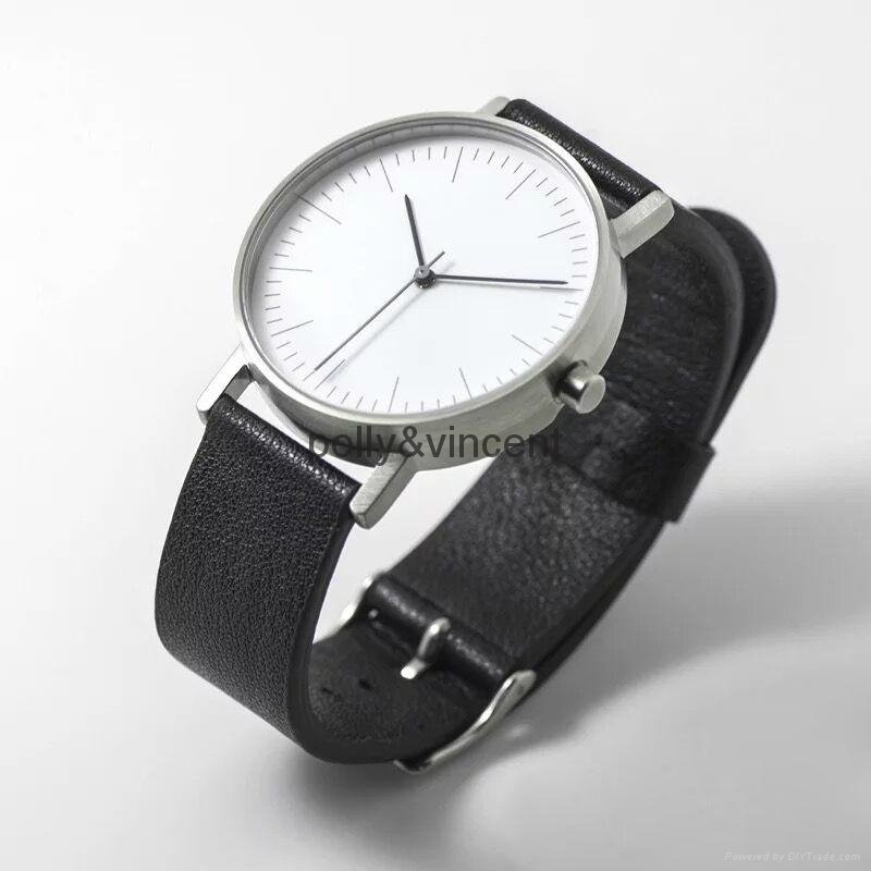 新款簡約手錶男女士簡約皮帶表商務休閑石英表