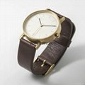 New simple watch man and woman leather watch Business and leisure Quartz watch 4