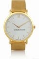 polly&vincent watch man and women mesh