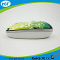 Factory supply water transfer printing USB optical mouse for computer/la 3