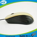 Factory heap optical wired mouse with logo printing 2