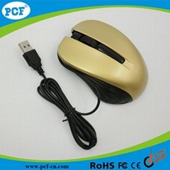Factory heap optical wired mouse with logo printing