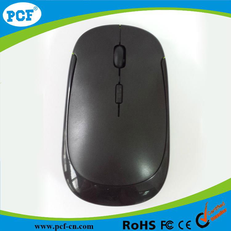 Ultra Slim USB 2.4 GHz Wireless Mouse Black  2