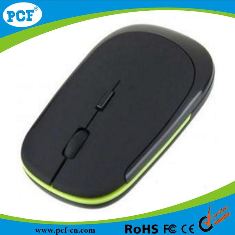 Ultra Slim USB 2.4 GHz Wireless Mouse Black 