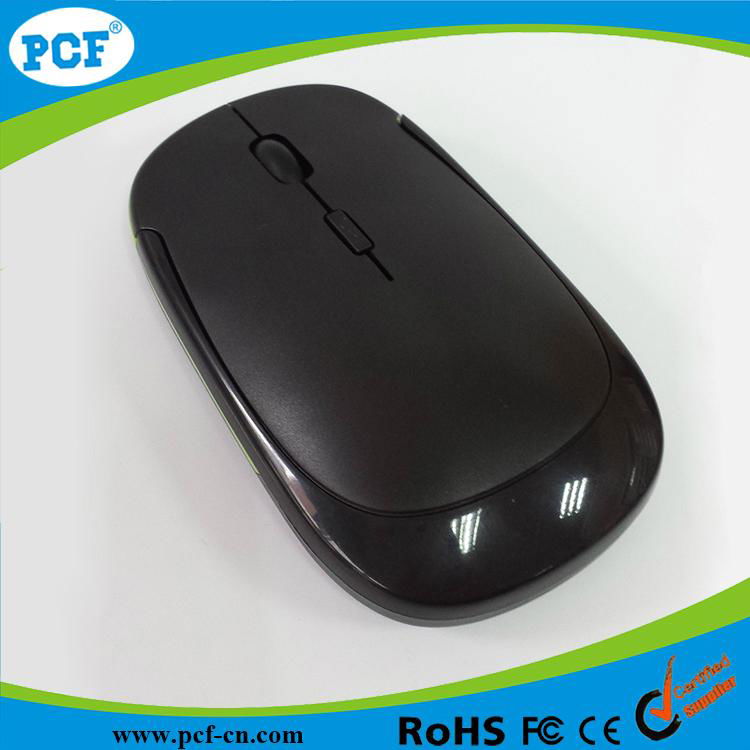 Ultra Slim USB 2.4 GHz Wireless Mouse Black  3