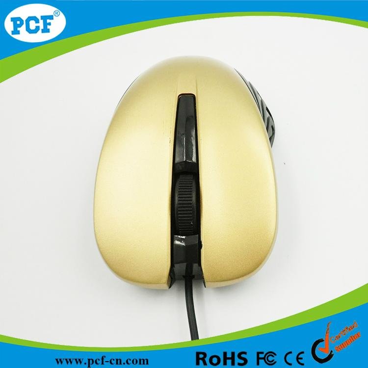 Factory heap optical wired mouse with logo printing 5