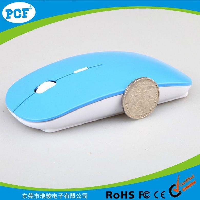  USB Optical Wireless Mouse 2.4G Receiver Super Slim Mouse  2