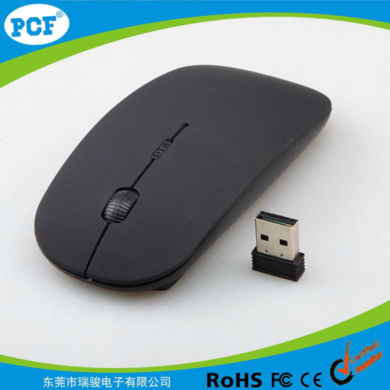  USB Optical Wireless Mouse 2.4G Receiver Super Slim Mouse  4