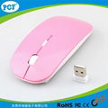  USB Optical Wireless Mouse 2.4G Receiver Super Slim Mouse  5