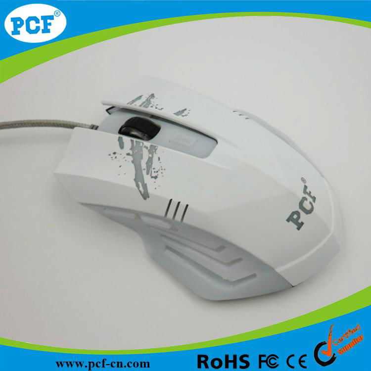 Top selling gaming mouse with led light 6D game mouse 3