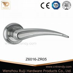 High Design Zinc Alloy Chrome Door Handle Lock