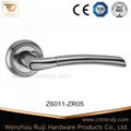 Zinc Alloy Door Furniture Lever Handle with Satin-Nickle Color (Z6011-ZR05) 1