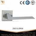 Zinc Alloy Door Furniture Lever Handle with Satin-Nickle Color (Z6011-ZR05) 2