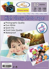 115g glossy photo paper A4*20pcs