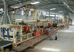 multi daylight presses MDF line 