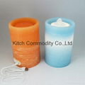 Tabletop Real Wax Led Water Fountain Candle 1