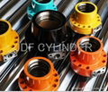 hydraulic cylinder components excavator components piston gland nuts seal kits