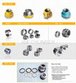 hydraulic cylinder components excavator components piston gland nuts seal kits