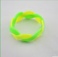 silicone colorful wristband bracelet