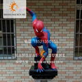 玻璃鋼雕塑蜘蛛俠蝙蝠俠