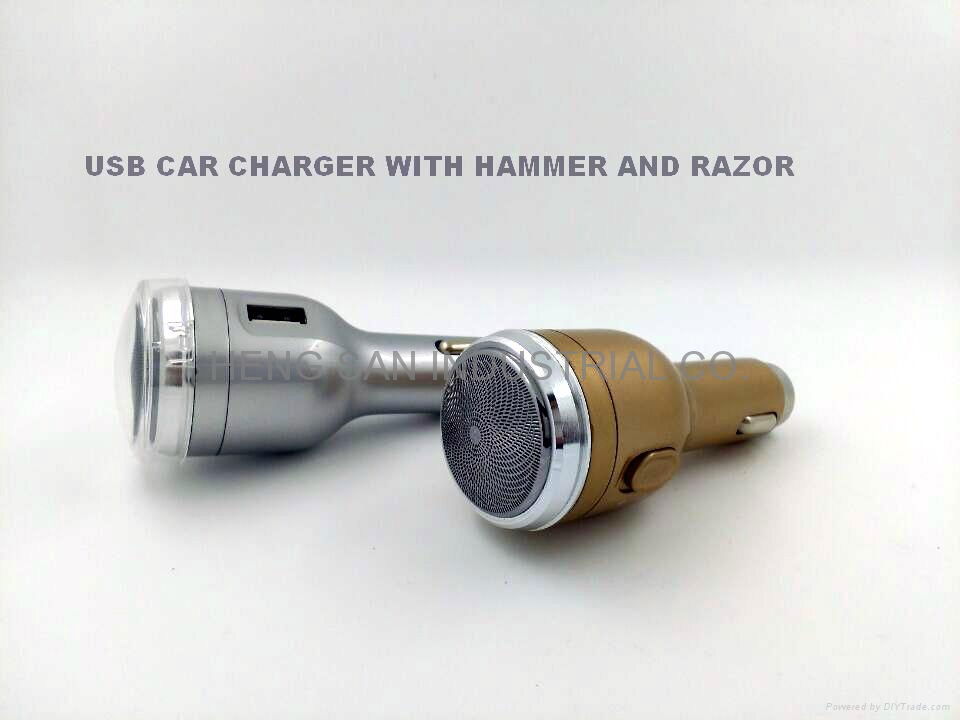 CAR CHARGER,CAR CHARGER WITH RAZOR
