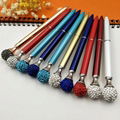 glass diamond ball metal pen