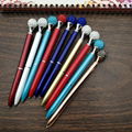 glass diamond ball metal pen 2