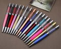 glass diamond ball metal pen